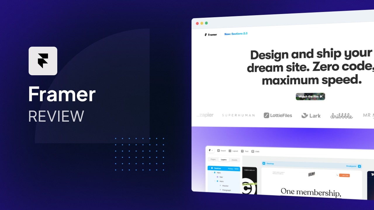 Framer Review - The site builder made for designers | NewPulse Labs