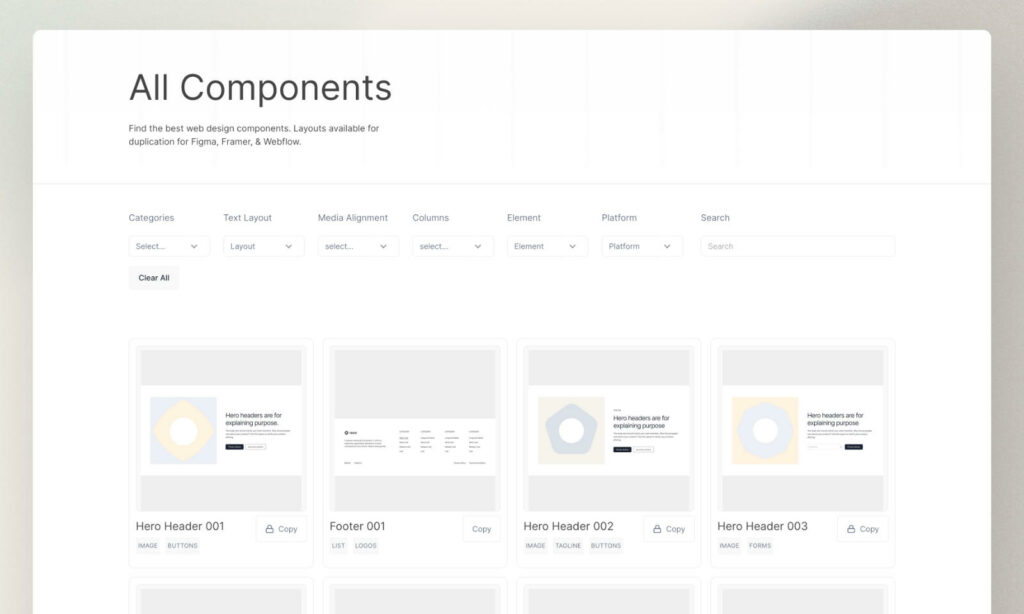 Tilebit components