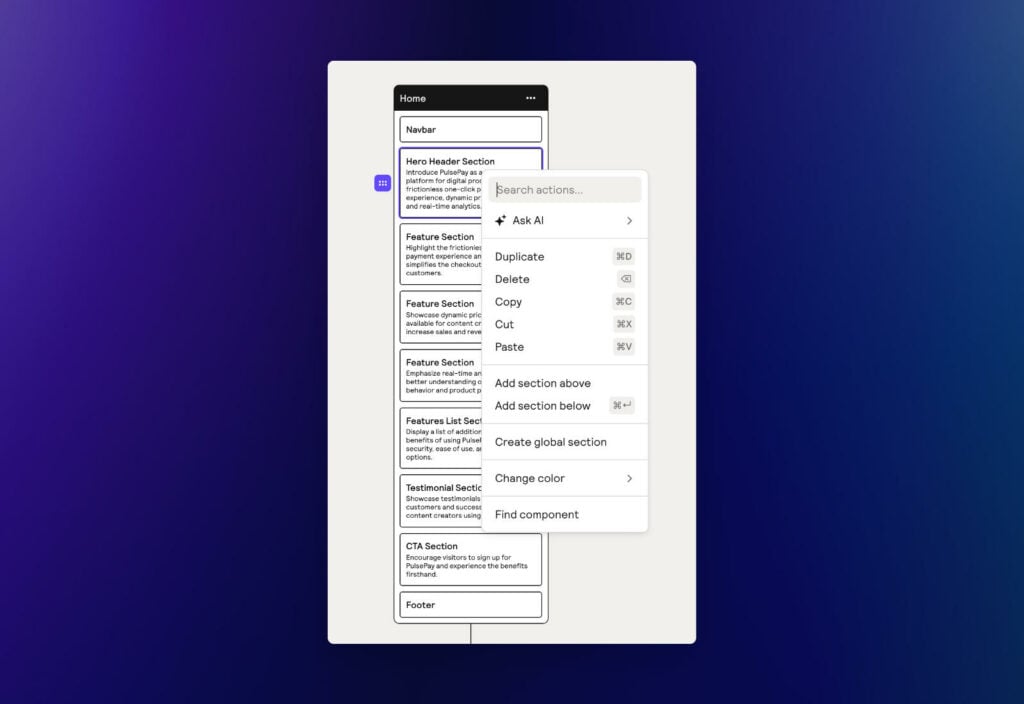 Make changes to your sitemap